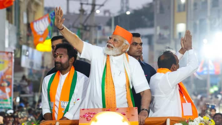 The goal is to win.. Prime Minister Narendra Modi kicks off lok sabha election campaign in Nagarkurnool RMA