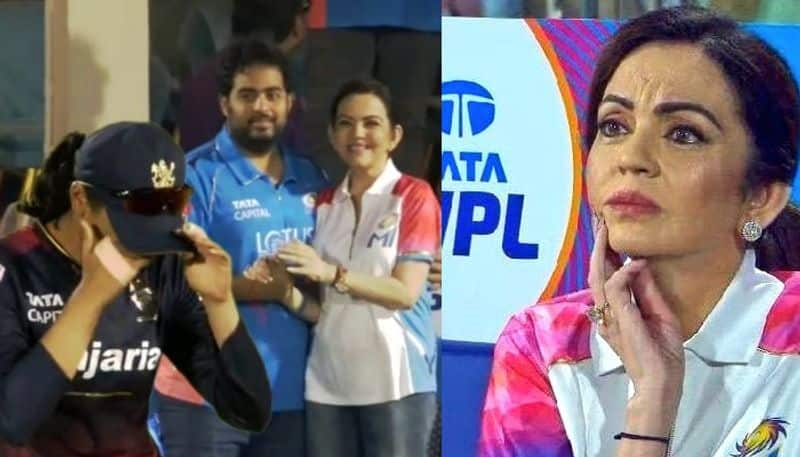 RCB fans troll Nita Ambani after Smriti Mandhana led Team thrash Mumbai Indians kvn