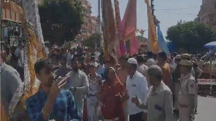 Jaipur religious journey video viral