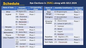 assembly by election 2024 Date in 26 seats up gujarat bihar himanchal pradesh rajasthan west bengal zrua