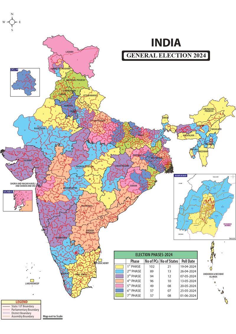 Lok Sabha Elections 2024 schedule announced: Key dates, phase, state and constituency-wise details here snt