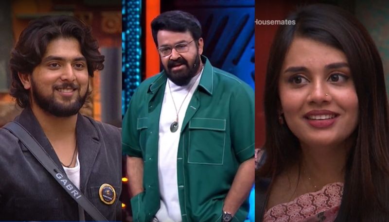 actor mohanlal questioning bigg boss malayalam season 6 contestants gabri nrn  