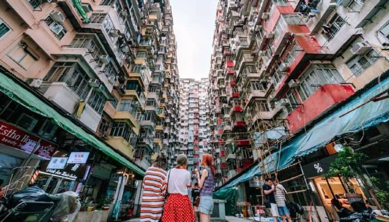 Quarry Bay monster building in hong kong tourist attraction rlp