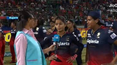 Fans keep says Ee Sala Cup Namde and now we have a Cup says RCB Karnataka Player Shreyanka Patil ckm Fans keep says Ee Sala Cup Namde and now we have a Cup says RCB Karnataka Player Shreyanka Patil ckm