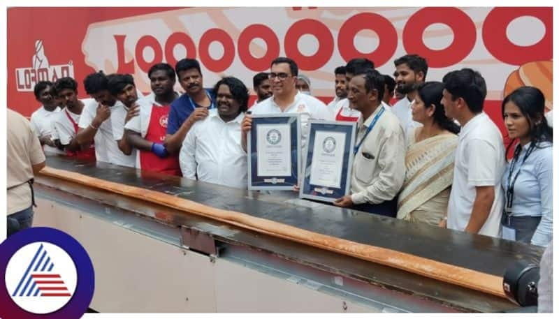 MTR longest 123 feet Dosa  Guinness World Record gow