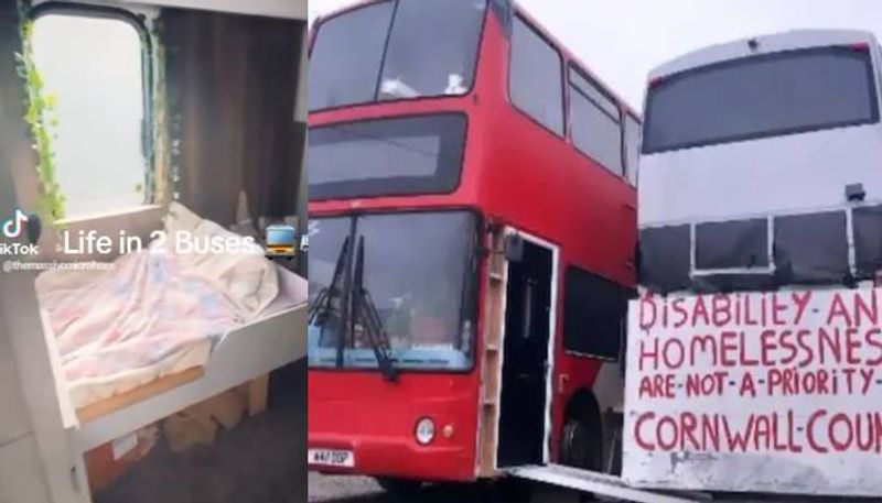 family of eight turns double decker buses into home rlp