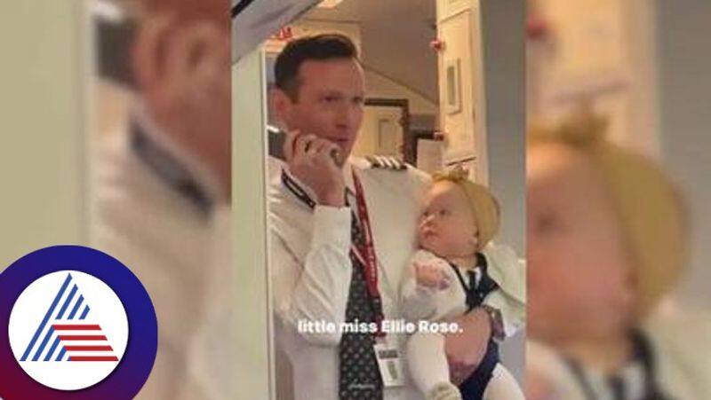 Pilot did joyful announcement during his daughters first flight sum