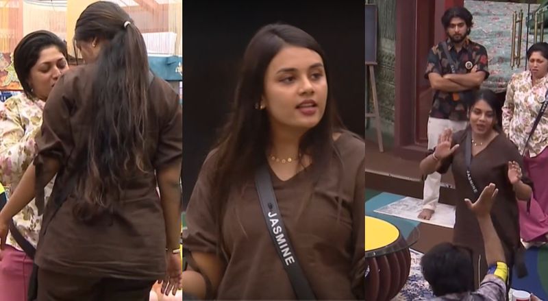 bigg boss malayalam season 6 jasmin got power room entry gabri vvk