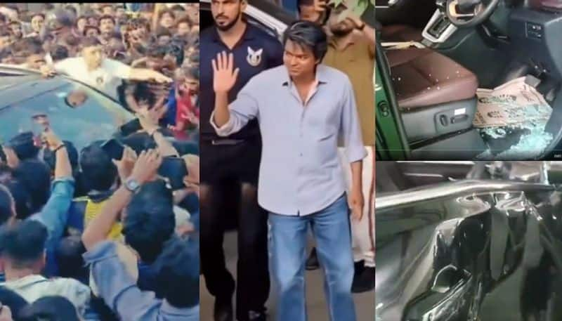 Thalapathy Vijay's car damaged amid huge fan turnout in Kerala; WATCH rkn