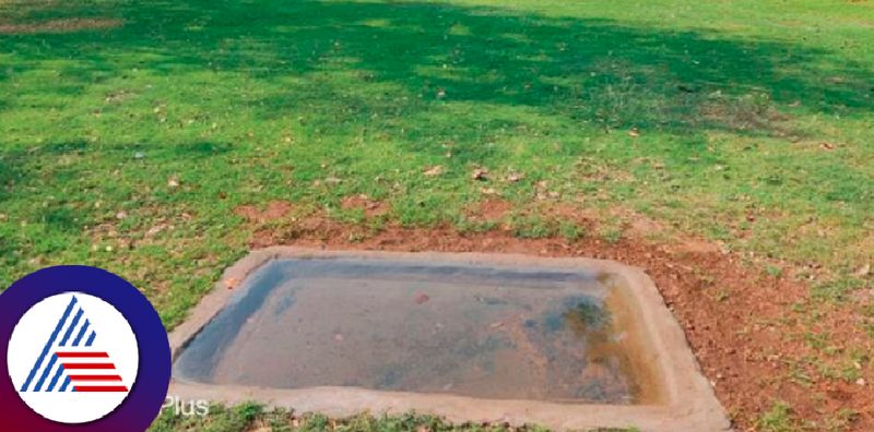 Watering system for birds in Hampi at vijayangaar rav