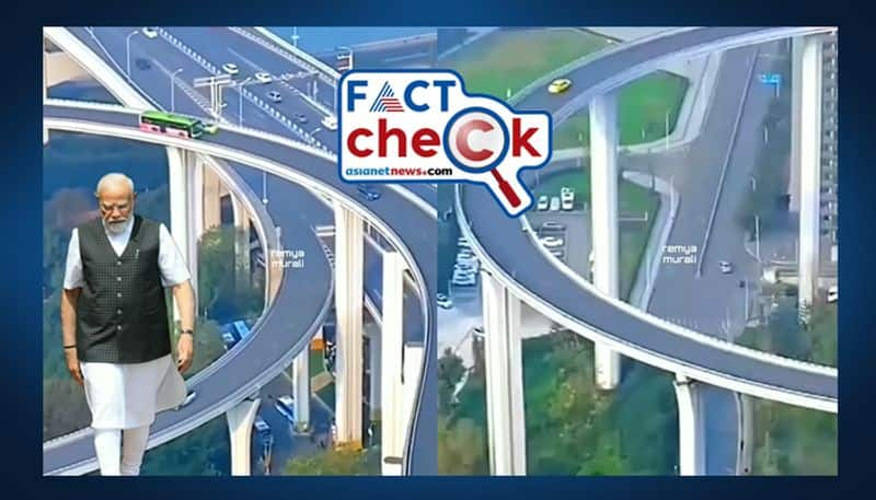 Fact Check Viral video of Roller coaster road from Gujarat or somewhere else