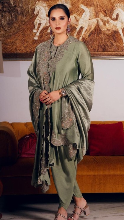 शौहर खुद उतारेंगे नजर,जब Eid पर पहनेंगी Sania Mirza के 10 Suit Design