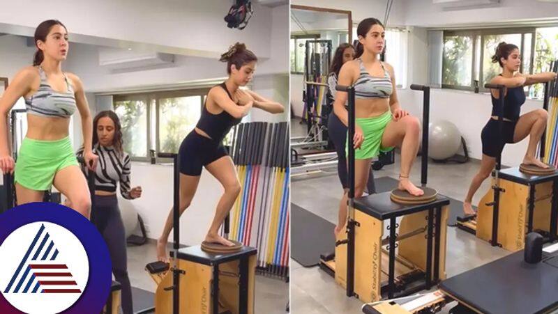 Sara Ali Khan Janhvi Kapoors  No Excuses Attitude Is Perfect To Squeeze  Workout suc