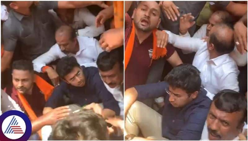 Nagarathpet Hanuman Chalisa Rally MP Tejasvi surya detained from Bengaluru Police sat