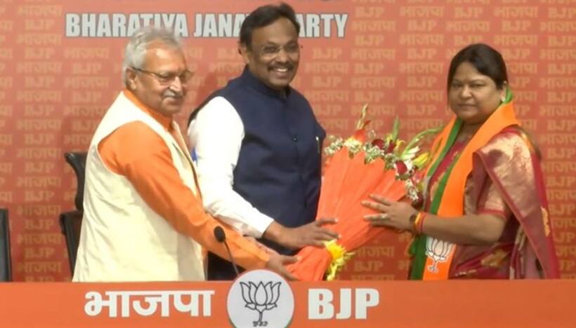 Sita Soren, former Jharkhand CM Hemant Soren’s sister in law, joins BJP