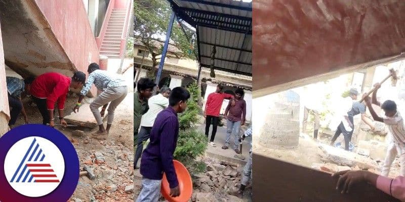 Pupils misuse by government school teachers at Kolar video viral social media rav