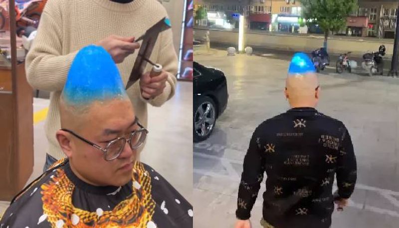 looks like a water cloak chinese mans hairstyle viral in social media rlp