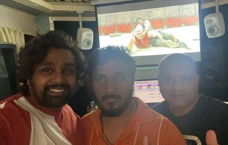 actor dhruva sarja completes dubbing for martin film gvd