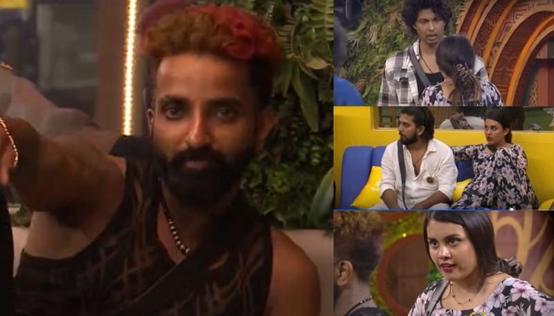 jasmine jafar and gabriel fight with rocky in bigg boss malayalam season 6 nrn