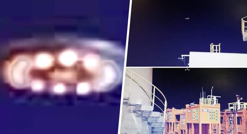 SHOCKING! Mysterious UFO sighting over Mexican oil rig sparks speculation of underwater alien base