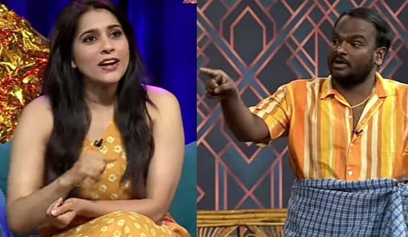 jabardasth comedian immanuel warning to anchor rashmi gautam ksr 