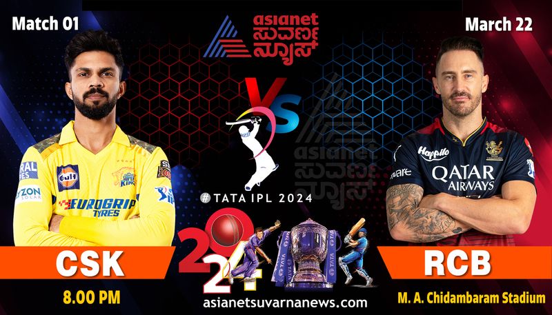 IPL 2024 CSK-RCB Match 01