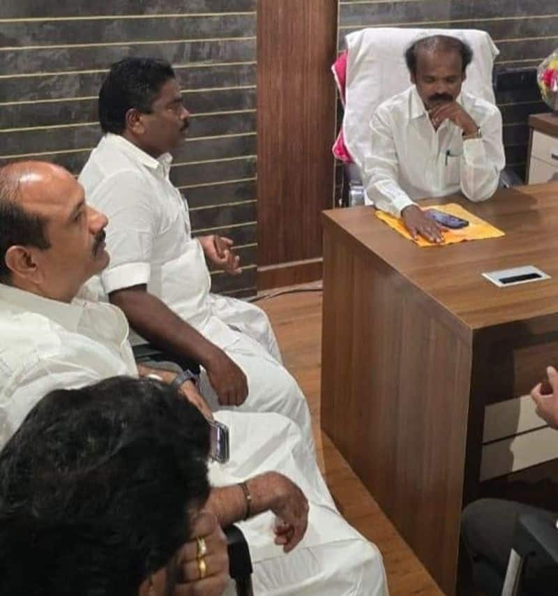 AIADMK officials pacified Jagan Murthy, who was unhappy with the allotment of seats to the Pradachi Bharatham party KAK