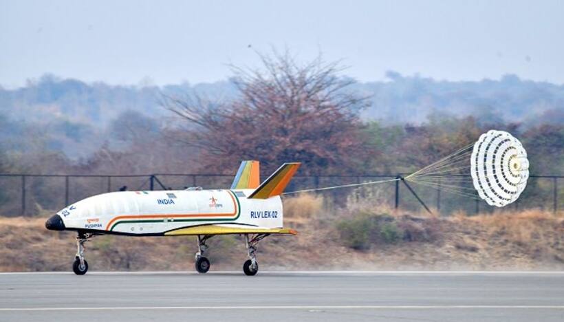 ISRO's Pushpak makes history with precision landing in Karnataka, paves way for reusable rockets