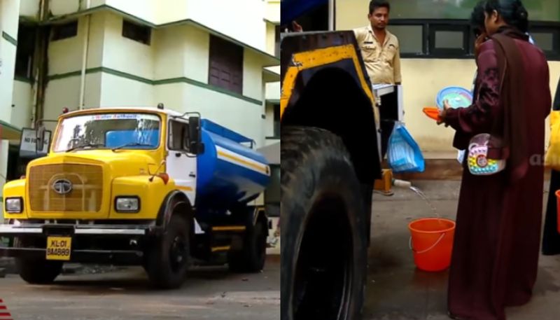 pipeline burst no water in kozhikode medical college patients and bystanders cant use bathroom SSM