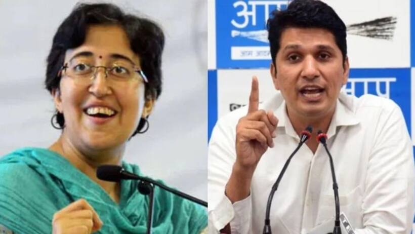 Arvind Kejriwal arrested: AAP Delhi Ministers Atishi, Saurabh Bharadwaj detained by police