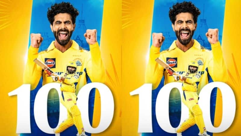 after hit one sixes during CSK vs RCB 1st Match of IPL 2024 Ravindra Jadeja crossed 100 sixes in IPL Cricket History rsk