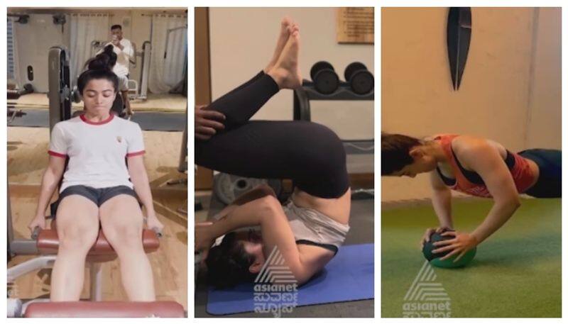 Rashmika Mandanna posted Workout video nbn