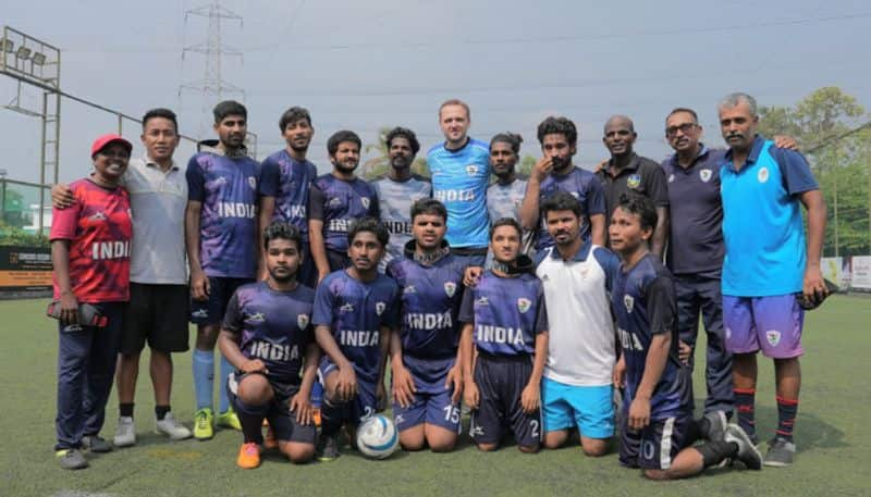 Indian mens blind football team set to leave for international blind football world cup in thailand