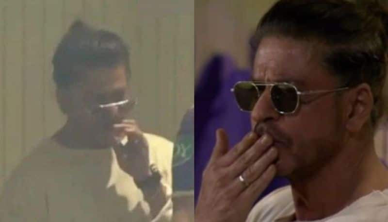 shah Rukh Khan was smoking beside a girl in IPL Cricket match video goes Viral