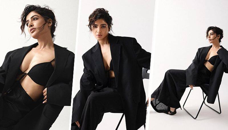 Samantha Ruth Prabhu looks HOT in black bralette and coat, see pictures RKK