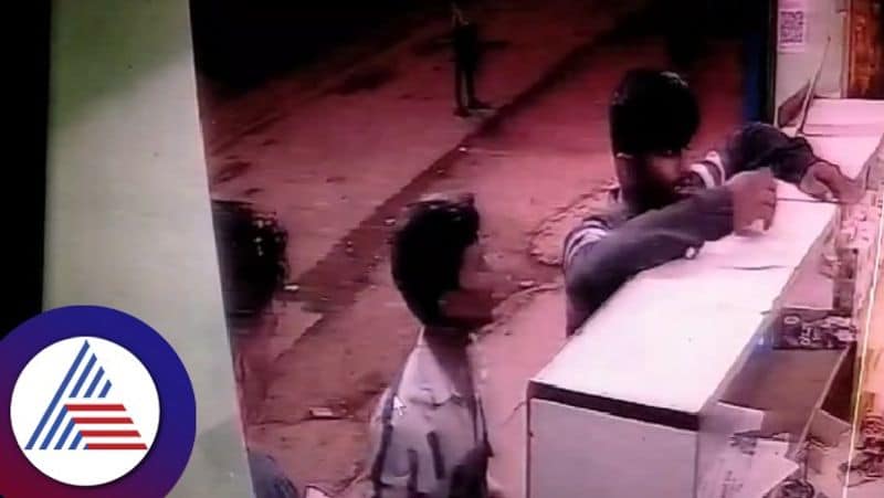 Drunkards who attacked a person at railway station at dharawad rav