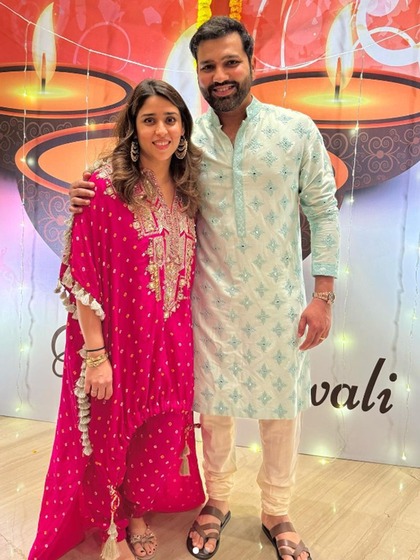 Rohit Sharma and wife Ritika Sajdeh