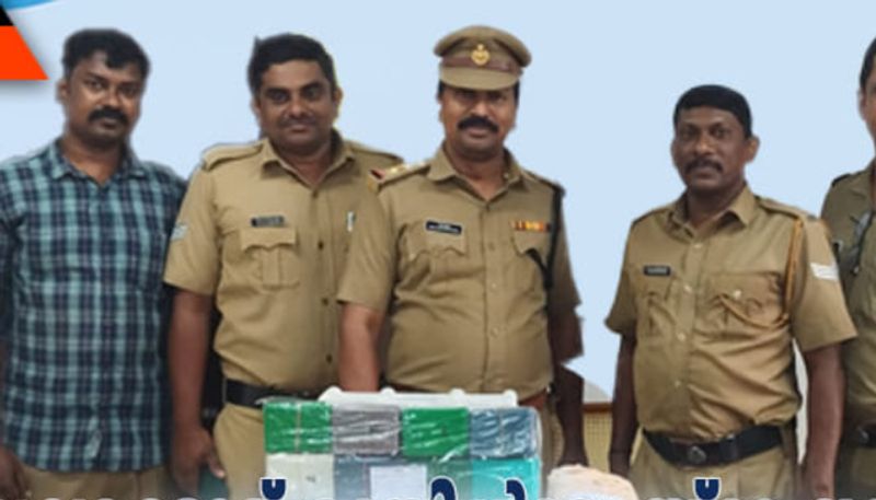 excise seized heroin from train in Olavakkode railway station vkv