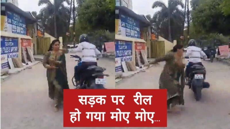 video viral of chain snatching in ghaziabad zkamn