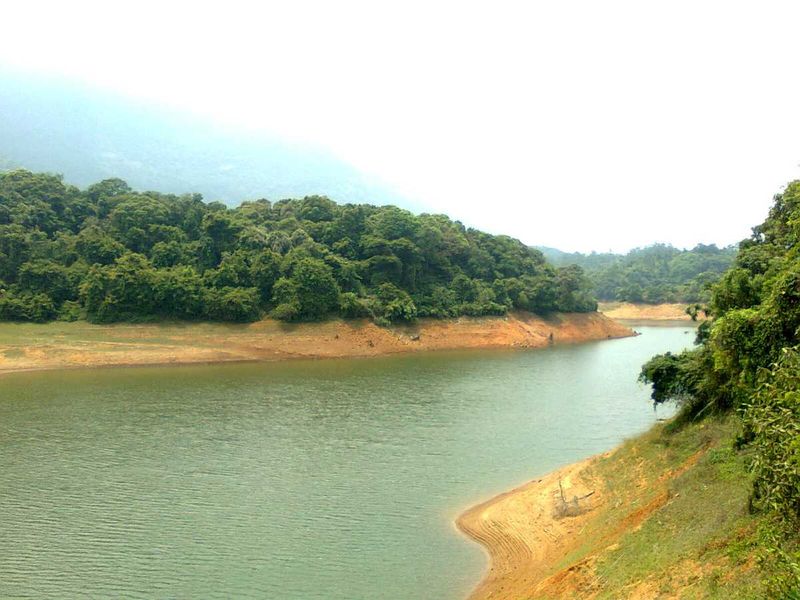 huge level of water increased in siruvani dam in coimbatore vel