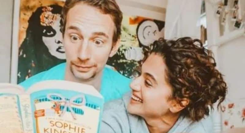 Taapsee ties knot with her boyfriend mathias boe in a secret wedding gan