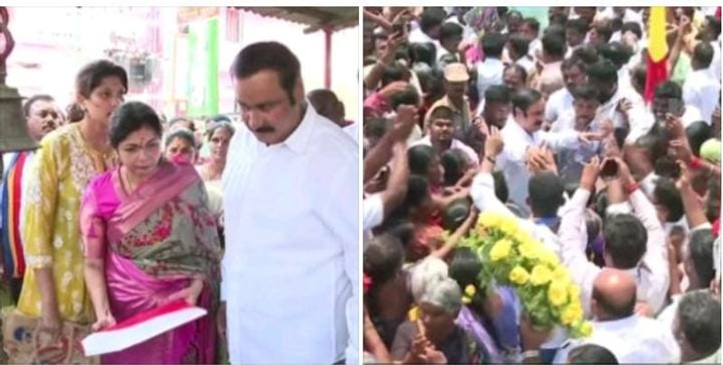 sowmya anbumani filed nomination for dharmapuri constituency KAK