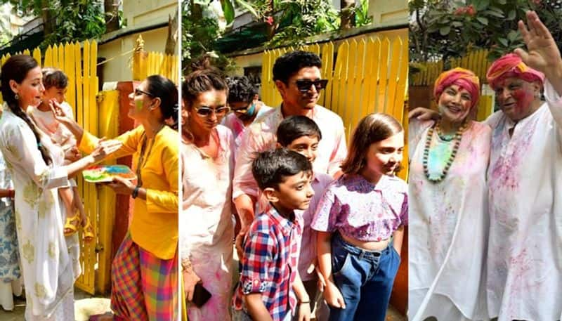 Holi 2024: Shabana Azmi, Javed Akhtar host party for friends and family- see photos RBA