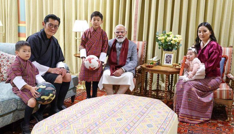 PM Modi welcomed as family by Bhutanese King at Lingkana Palace for private dinner; see pics AJR