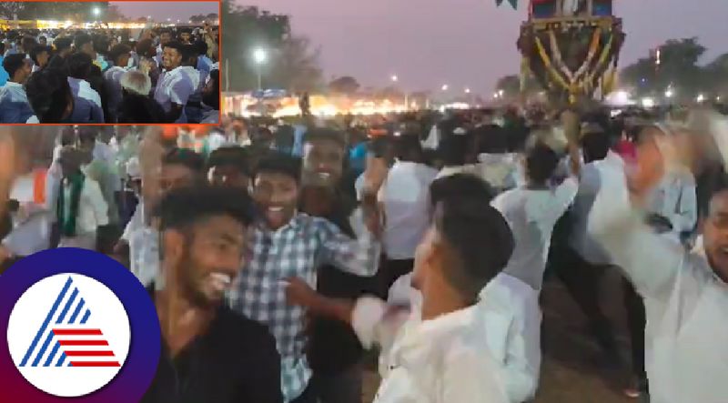 IPL 2024 Sakat dance by RCB fans at Gods fair karatagi koppal rav