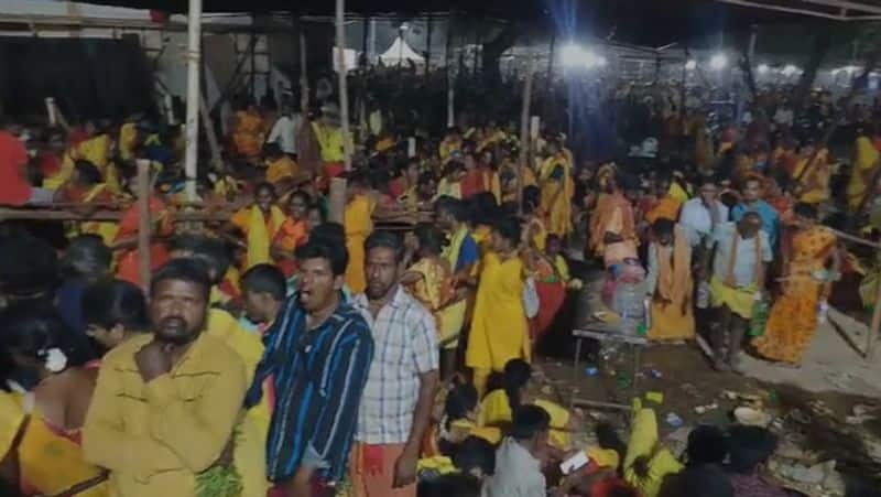 bannari mariamman kundam festival... large number of devotees participate in Erode tvk