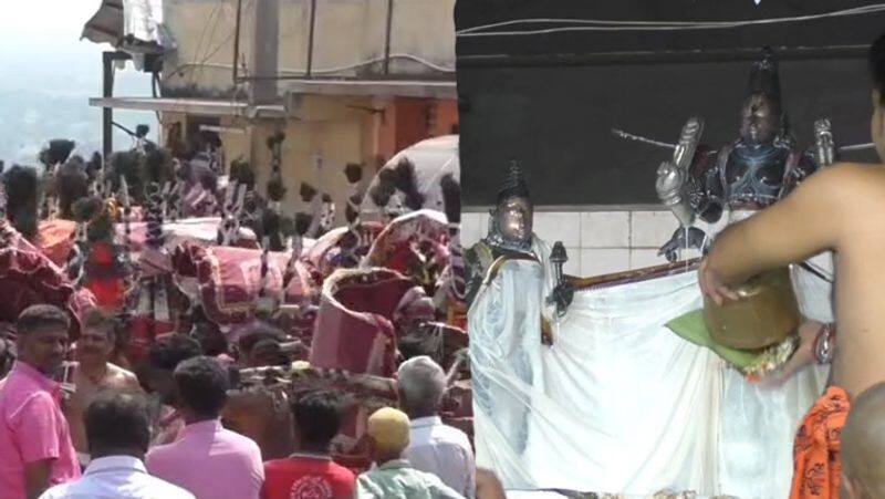 Panguni Uthiram festivel... Thiruthani Murugan temple devotees take kavadi tvk