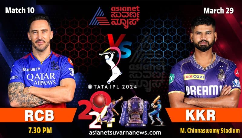 IPL 2024 Royal Challengers Bengaluru take on Kolkata Knight Riders kvn