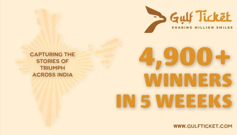 Gulf Ticket more than 4900 winners in 5 weeks in india how to participate ans