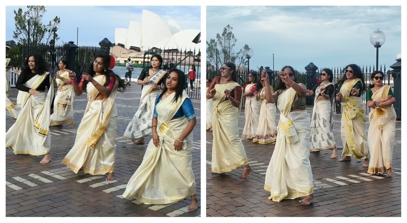 Changayees a Malayali women's  collective in Sydney presents Flash mob with a difference 